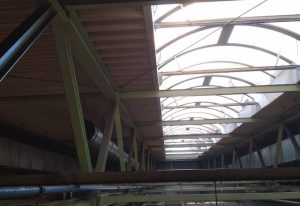 Contitech gyártócsarnok utólagos térelhatárolás